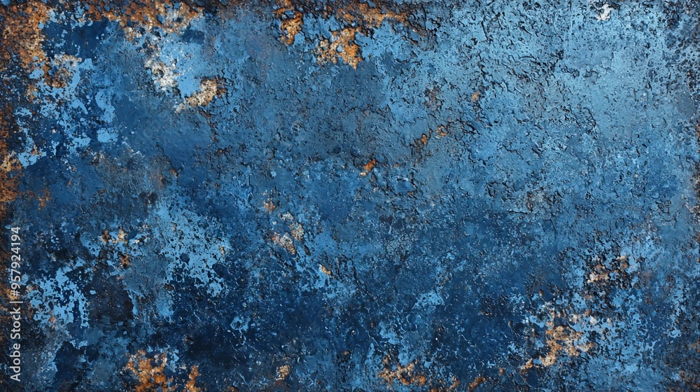 The distressed blue grunge stain is great The distressed blue grunge stain is great