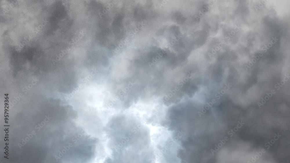 Stormy clouds, Dark clouds across the sky.