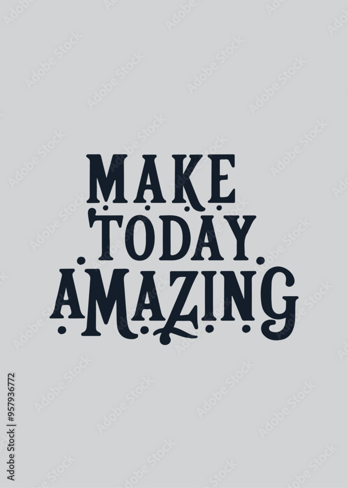 Obraz premium Mug text typography design template