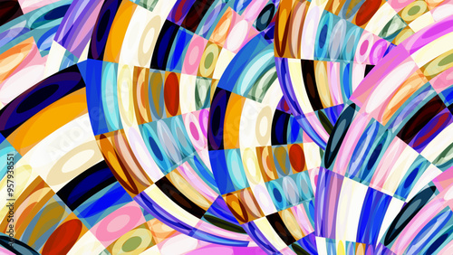  geometric  colorful web vector background