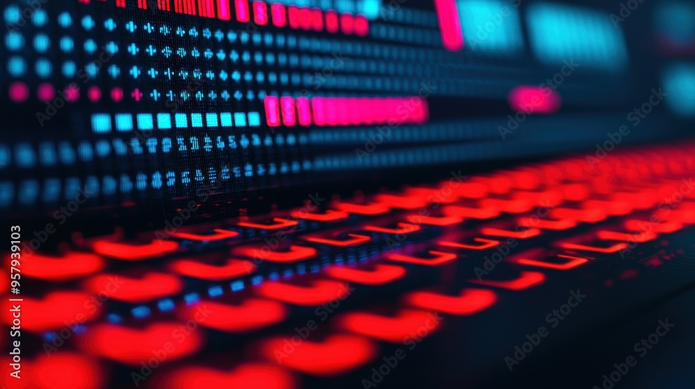 Futuristic Strategic Business Development Concept with Neon-Lit Holographic Displays in High-Tech Environment Futuristic Strategic Business Development Concept with Neon-Lit Holographic Displays in High-Tech Environment