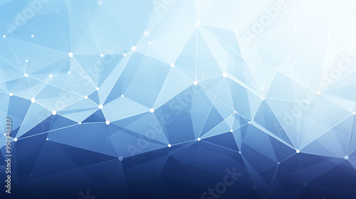 abstract blue water background in polygonal style