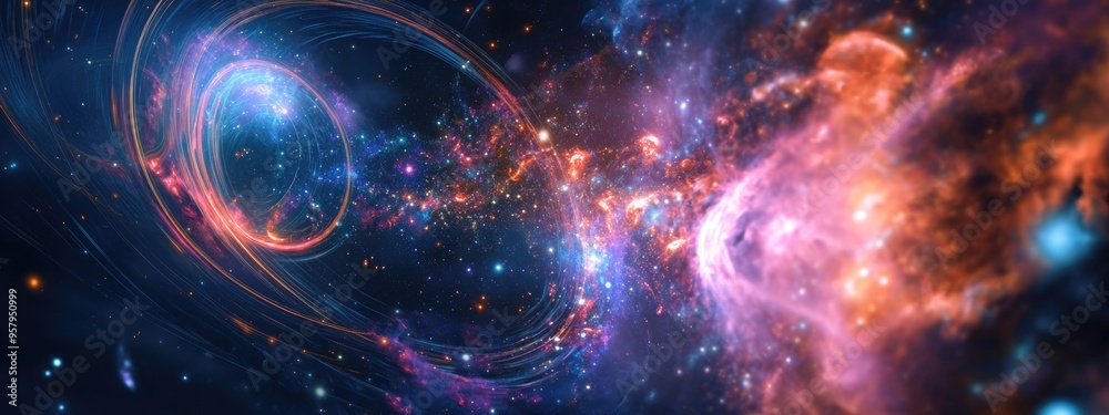 High resolution image of a futuristic deep space constellation featuring 3D cartoon rendering of field galaxies and a space telescope s initial photo showcasing 100 megapixels of cosmic creativity High resolution image of a futuristic deep space constellation featuring 3D cartoon rendering of field galaxies and a space telescope s initial photo showcasing 100 megapixels of cosmic creativity