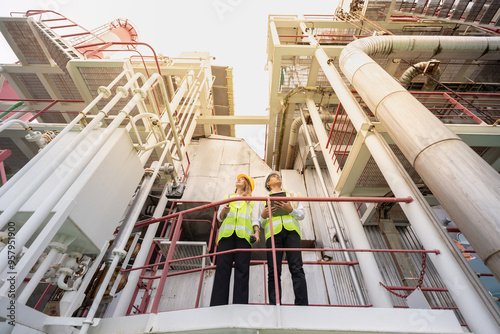 Quadro em tela Engineers, whether male or female, from Asia are making notable contributions to