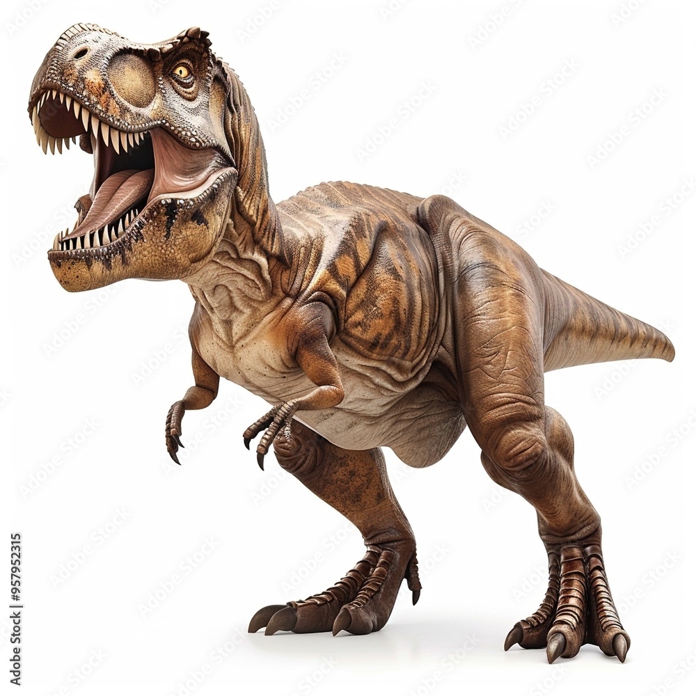 Illustration set, dinosaur T-Rex, transparent background, ancient animals, extinct species Illustration set, dinosaur T-Rex, transparent background, ancient animals, extinct species
