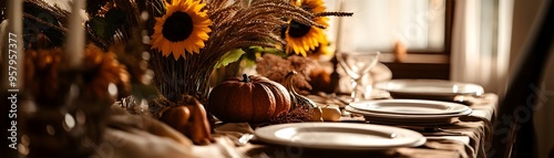 Cozy Thanksgiving Table Set...