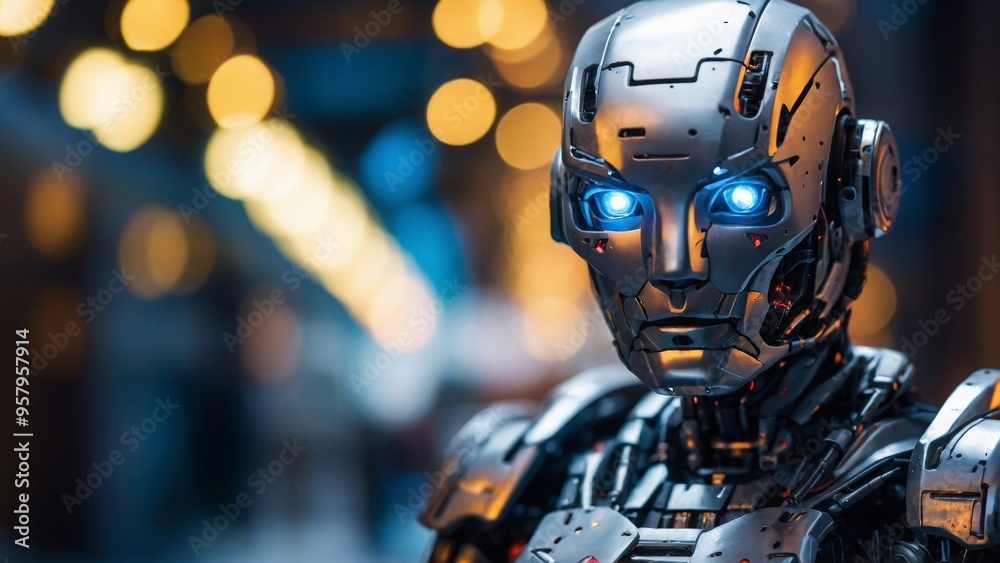 ロボットのイメージ,Generative AI AI画像 ロボットのイメージ,Generative AI AI画像