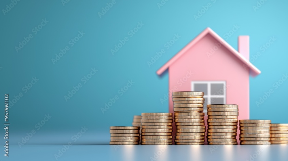 Futuristic Economic Development Business Models Concept with Copy Space for Text, Selective Focus,