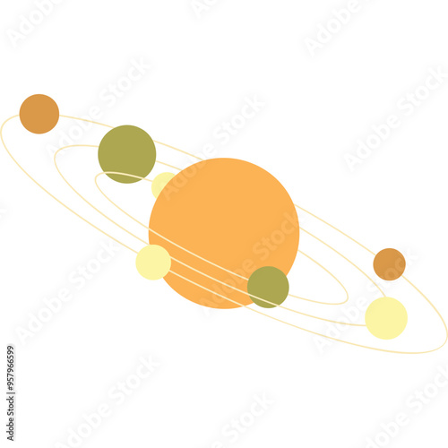 Solar System Illustration