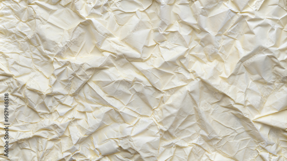 Crumpled White Paper Texture Crumpled White Paper Texture
