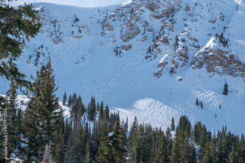 Back country terrain at Alta Ski Resort, Alta, UT, USA, February 4, 2023