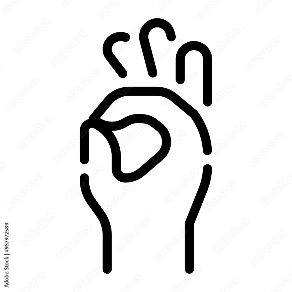 Obraz premium Ok sign icon