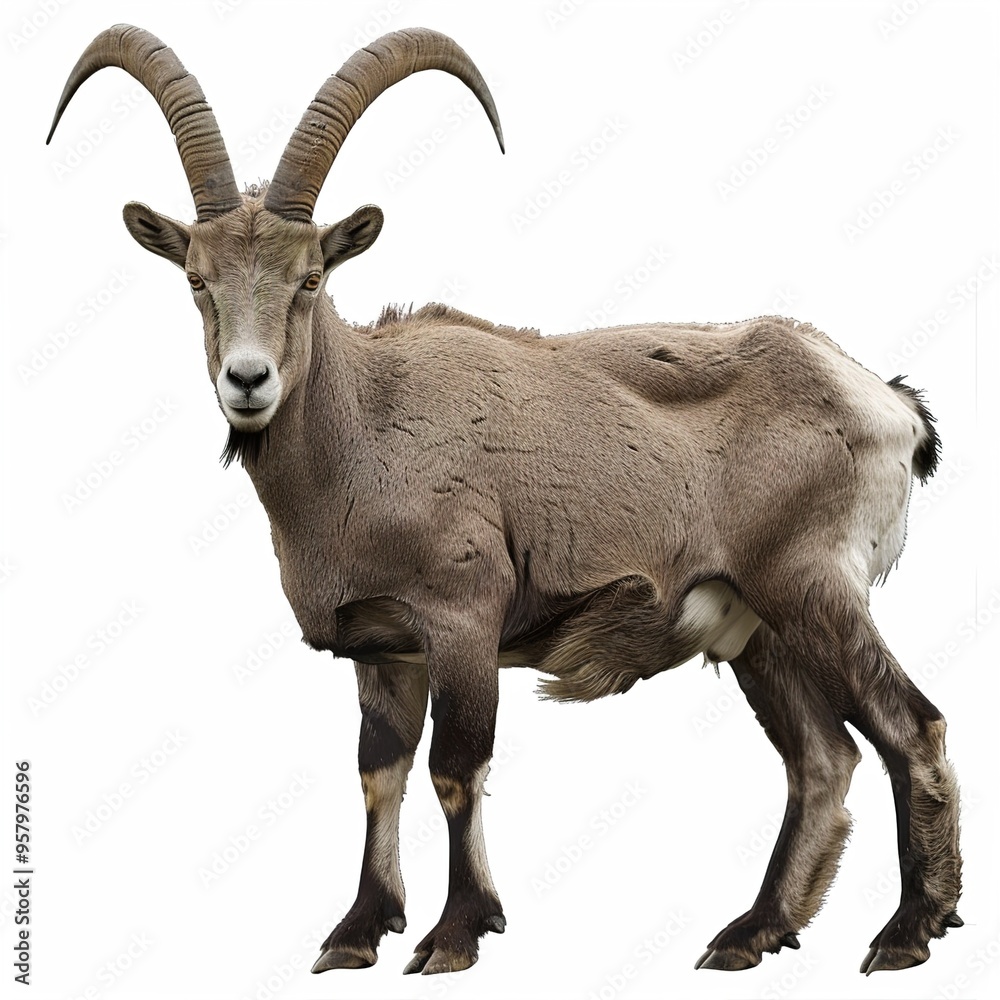 ibex goat isolated on transparent background ibex goat isolated on transparent background