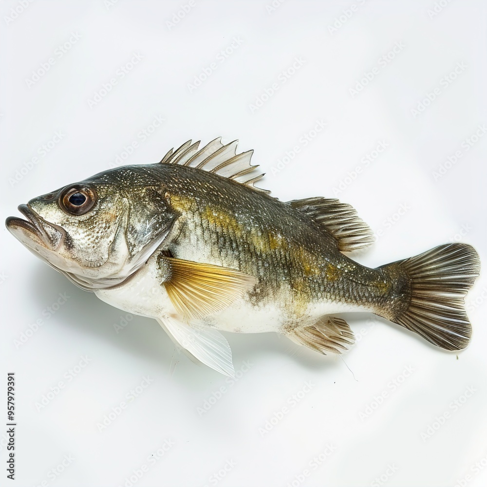 a fish with a white background isolated on white a fish with a white background isolated on white