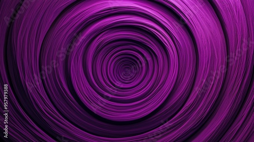 A captivating swirl of purple creating a mesmerizing spiral effect, perfect for abstract backgrounds and artistic projects.