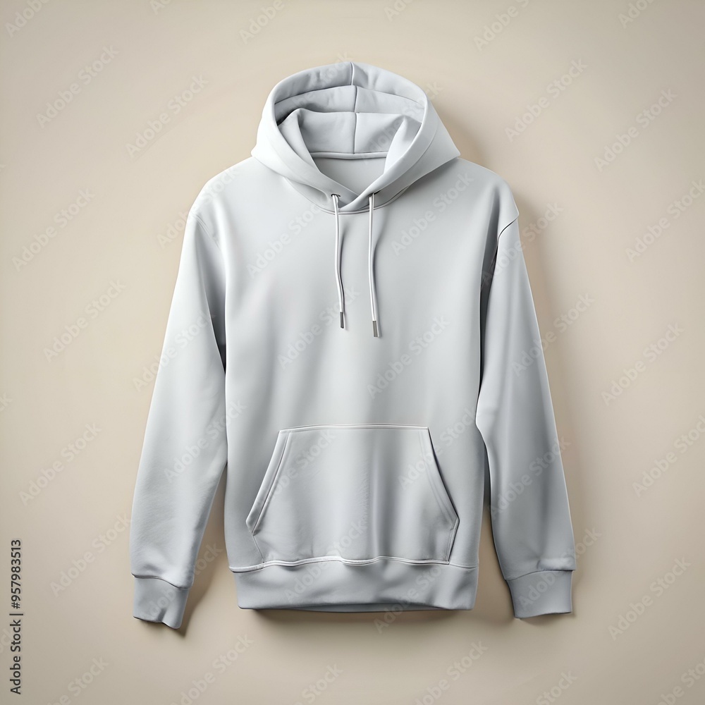 A plain light grey hoodie mockup. perfect for showcasing your designs or branding. A plain light grey hoodie mockup. perfect for showcasing your designs or branding.