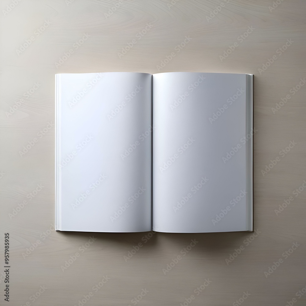 Blank open book on a wooden table. perfect for adding your own text or image. Blank open book on a wooden table. perfect for adding your own text or image.