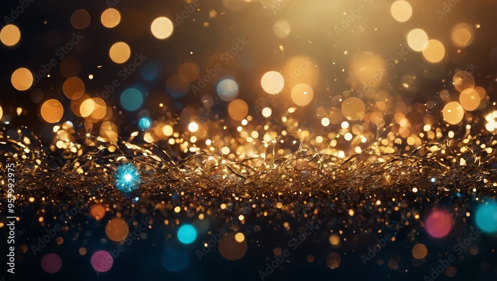 Beautiful abstract shiny light and glitter background Beautiful abstract shiny light and glitter background