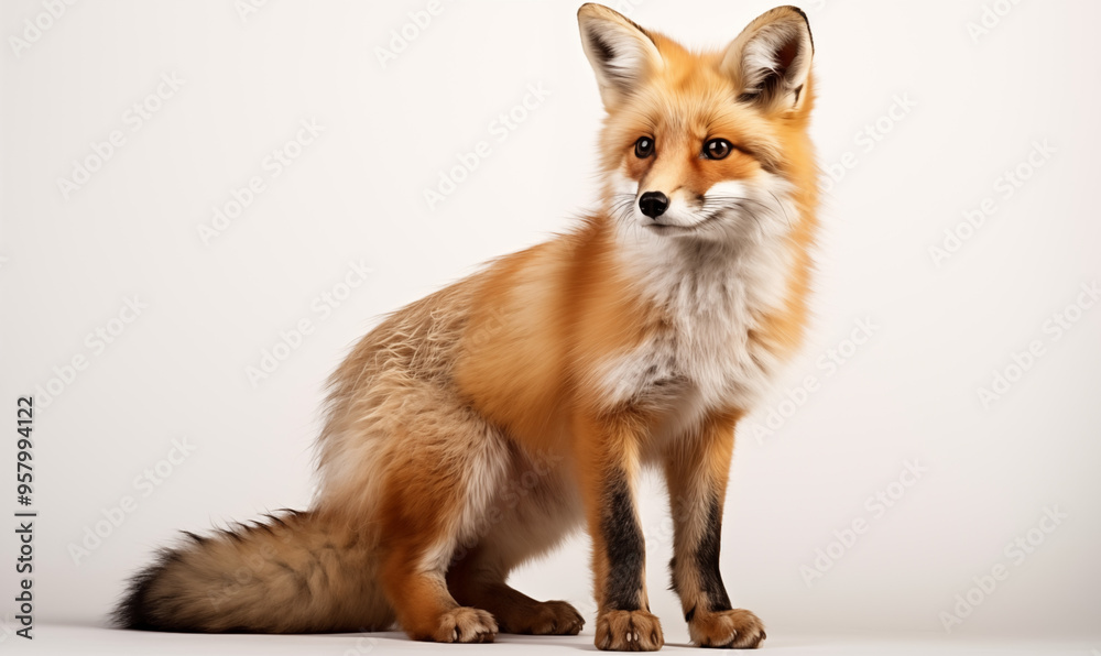 Fox Studio Shot on a Clean Background Fox Studio Shot on a Clean Background