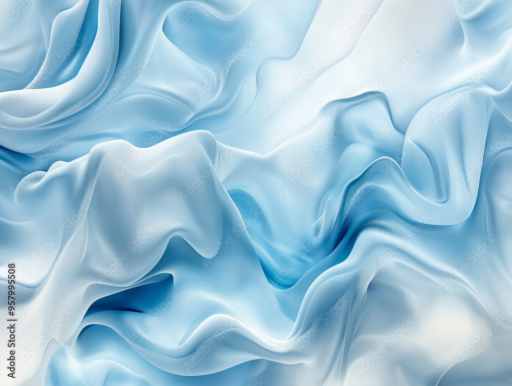 Obraz premium fluid composition featuring vibrant and pastel liquids flowing together in a dynamic and energetic pattern,