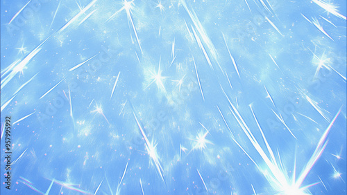 Radiant Shooting Stars Textured Background