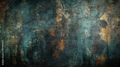 Grunge texture with layers of distressed paint