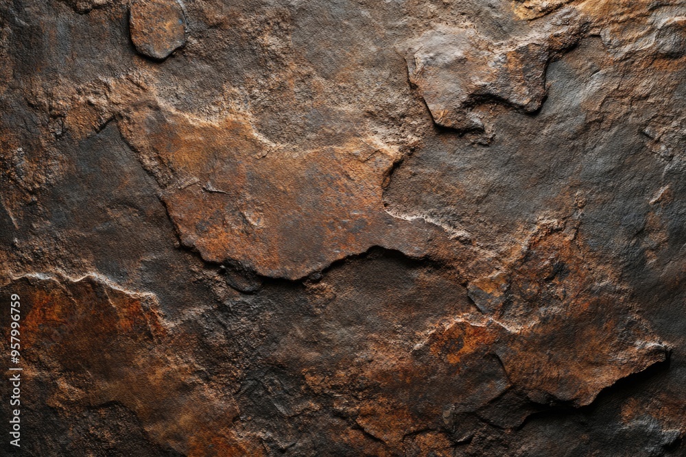 Rusty stone or metal background. Dark brown texture. Rusty stone or metal background. Dark brown texture.
