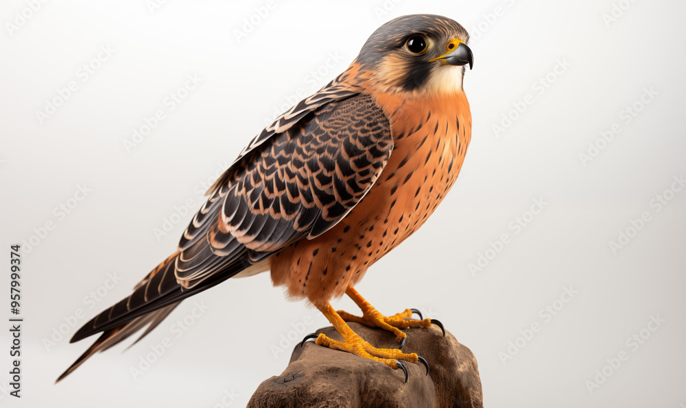 Fototapeta premium Falcon Studio Shot on a Clean Background