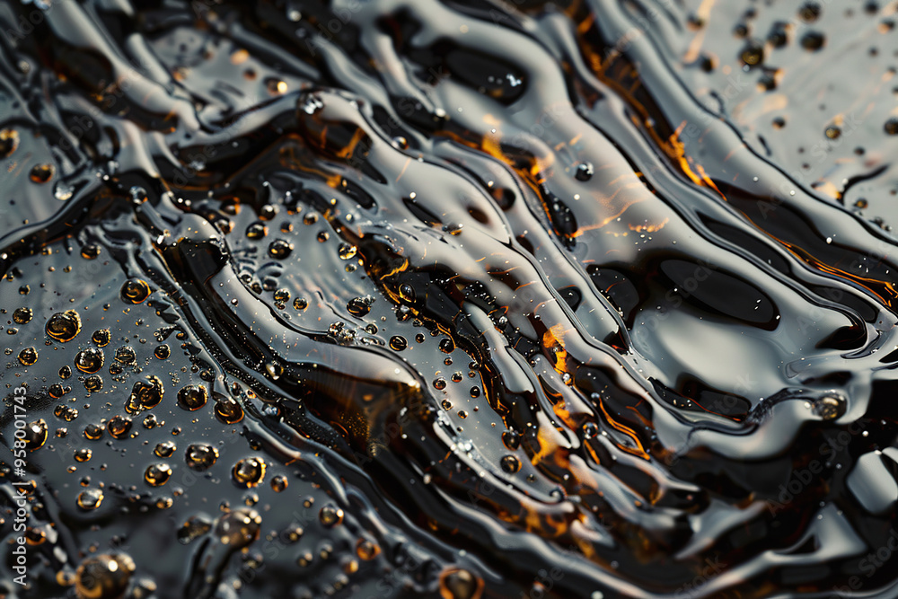 Generative ai on theme of beautiful texture surface motor oil, design natural abstract background Generative ai on theme of beautiful texture surface motor oil, design natural abstract background