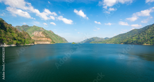 Wallpaper Mural Serene Mountain Lake Torontodigital.ca