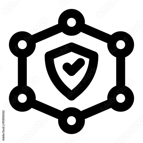 integrity, secure, cyber security, authentication, protection outline icon