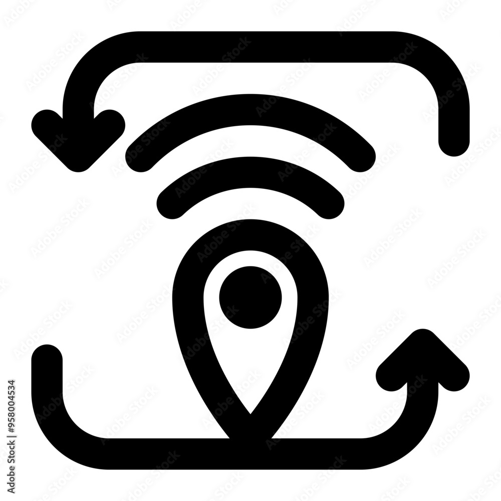 nat, network address translation, network, address, translation outline icon