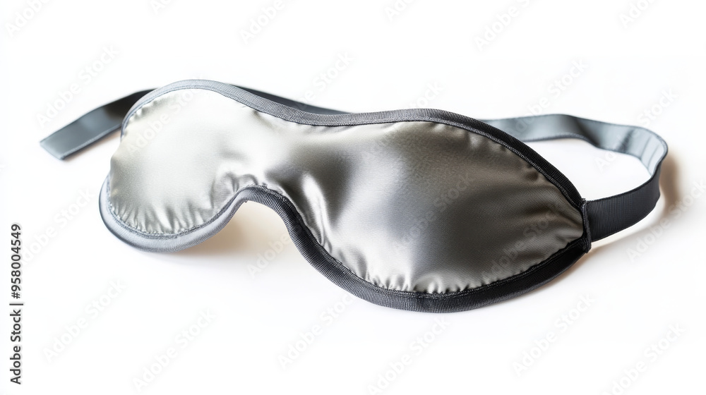 Light sleep eye mask, isolated on white.