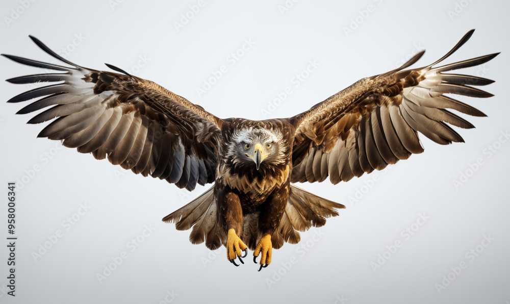Fototapeta premium Eagle Studio Shot on a Clean Background
