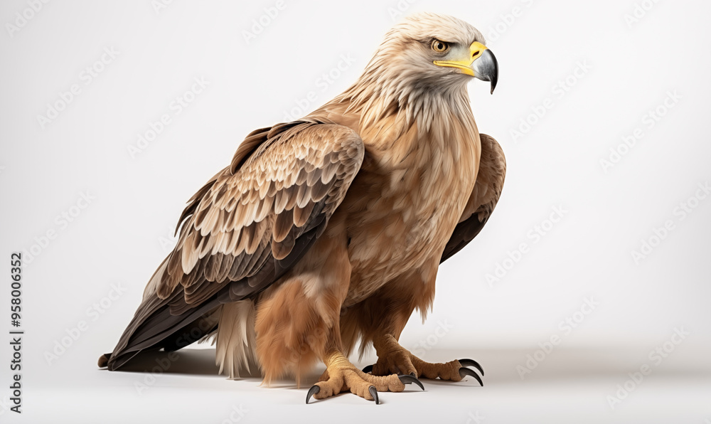 Fototapeta premium Eagle Studio Shot on a Clean Background
