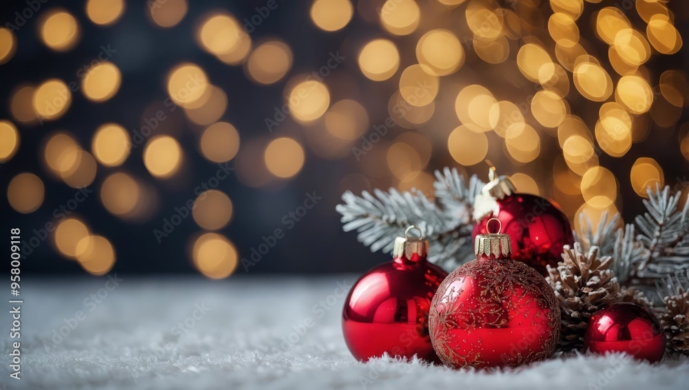 Obraz premium Christmas background