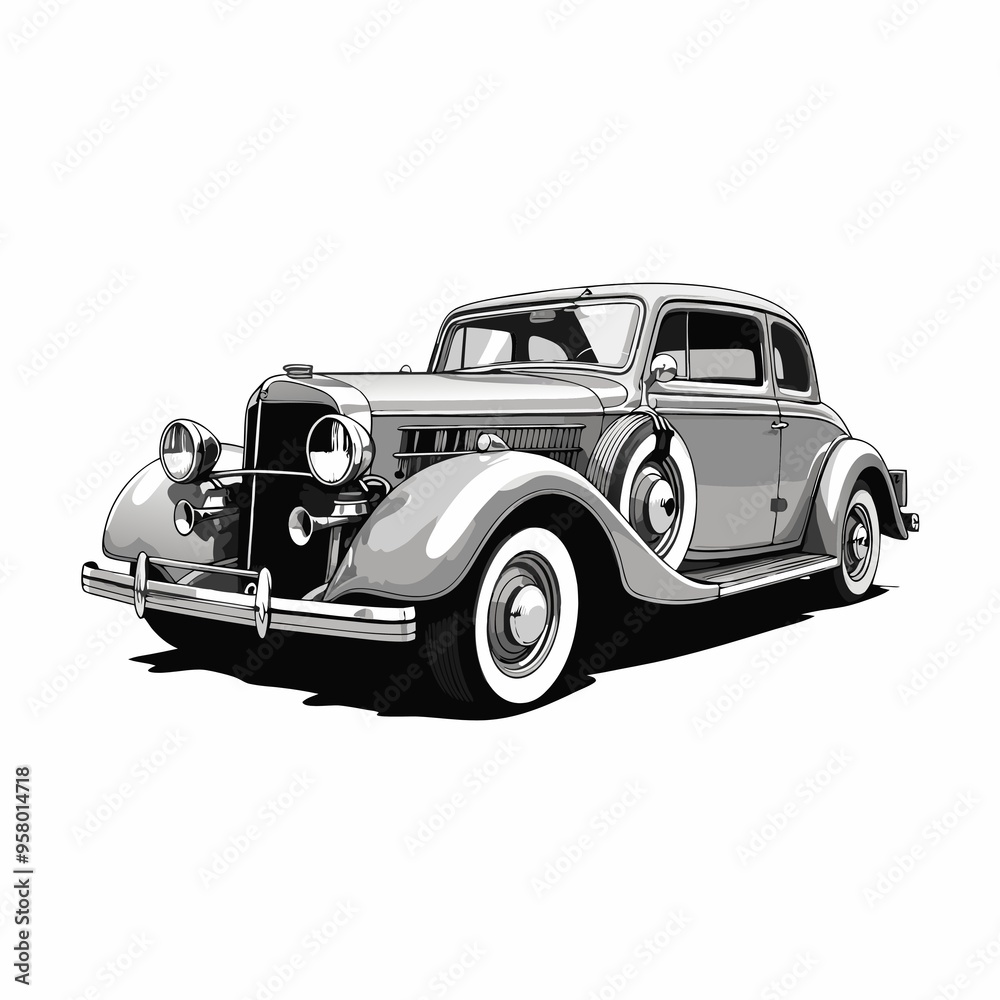 Obraz premium car isolated