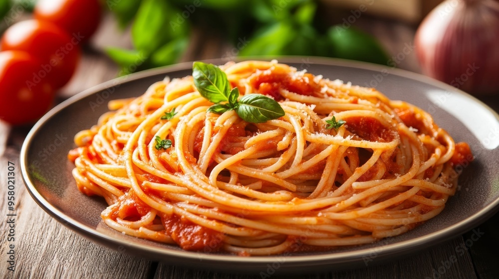 Pasta with tomato sauce Pasta with tomato sauce
