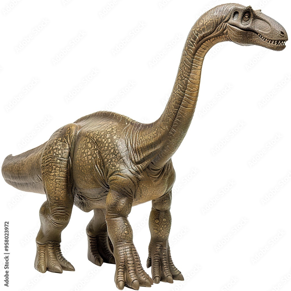 Fototapeta premium Gentle Giant: The Diplodocus Dinosaur Unveiled isolated on transparent background
