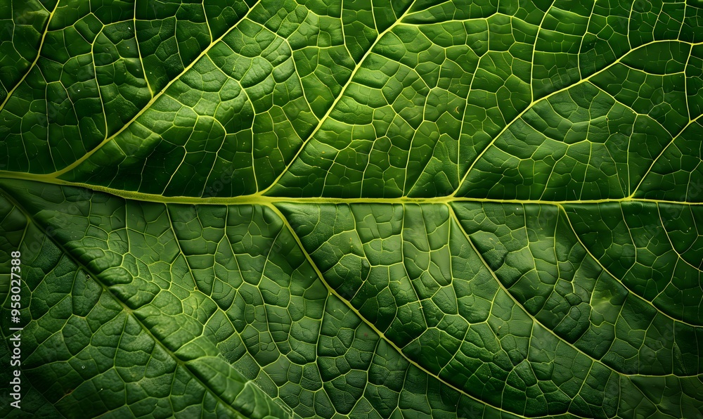 Fototapeta premium green leaf texture. 