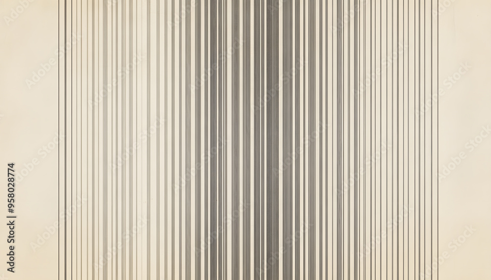 Fototapeta premium Thin, repeating lines or stripes, either vertical or horizontal, on a neutral background