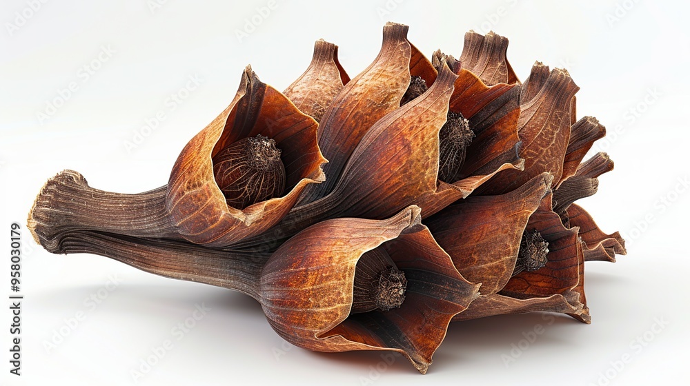 Close-up of Brown Dried Flower Pods Close-up of Brown Dried Flower Pods