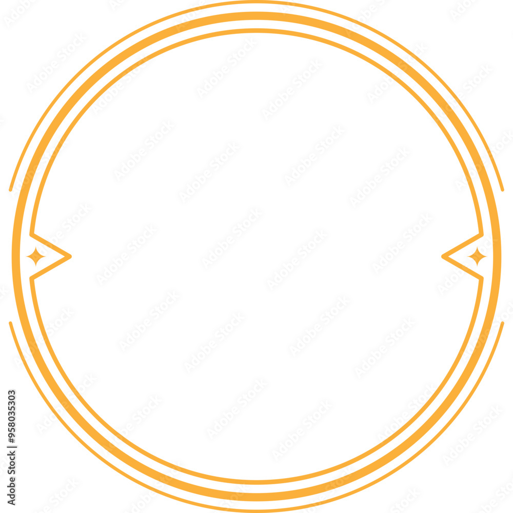Art Deco Circle Frame Art Deco Circle Frame