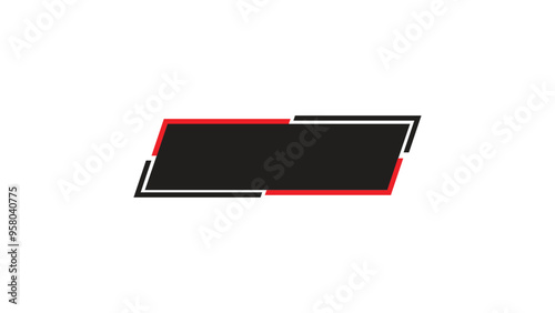 Text box design for name on video, text box, name banner, text banner