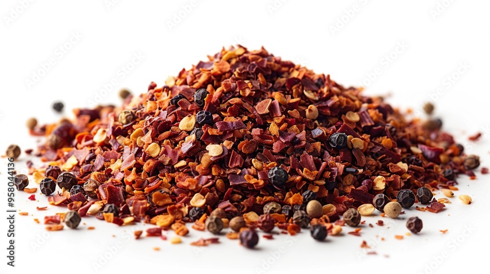 Pile of Dried Chili Peppers and Peppercorns Pile of Dried Chili Peppers and Peppercorns