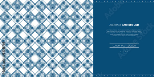 Batik seamless pattern in oriental geometric traditional style