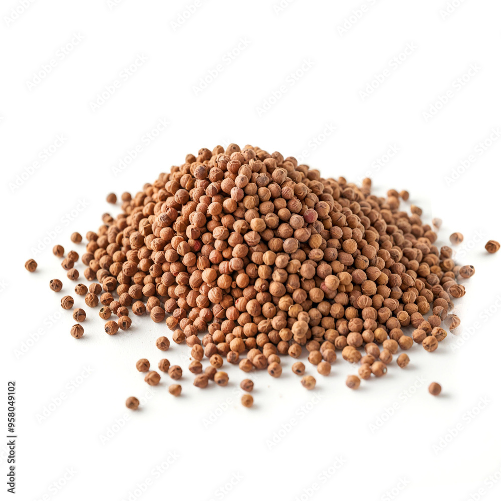 Pepper Seeds, isolated on white backbround Pepper Seeds, isolated on white backbround