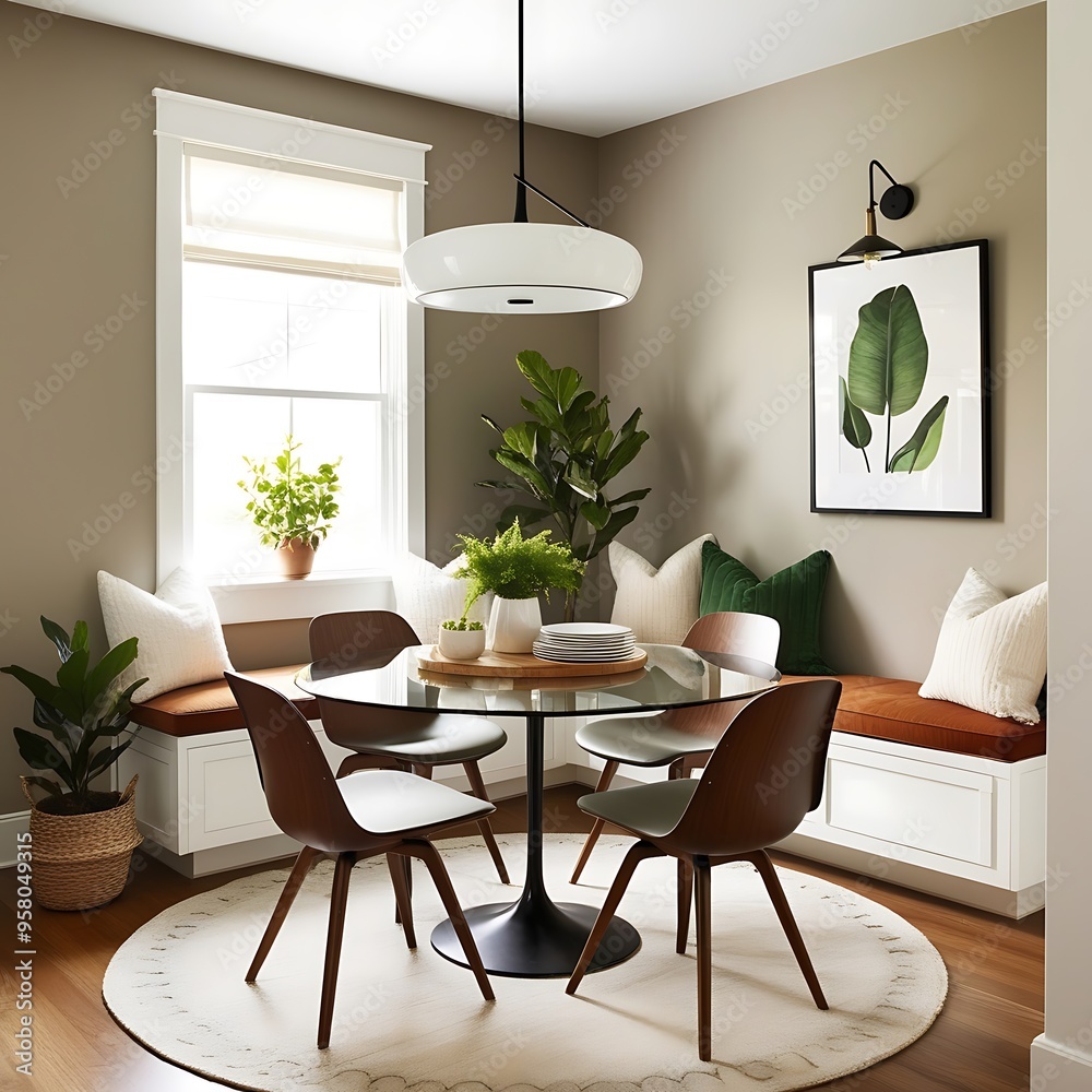 Fototapeta premium Empty Chair for Vacancy HR Concept: Streamline Hiring with a Symbolic Approach | Effective Recruitment Solutions | Optimize Your HR Strategy