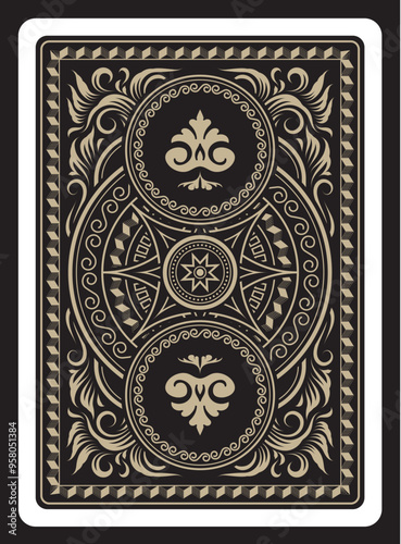 Classic Playing Cards Back design