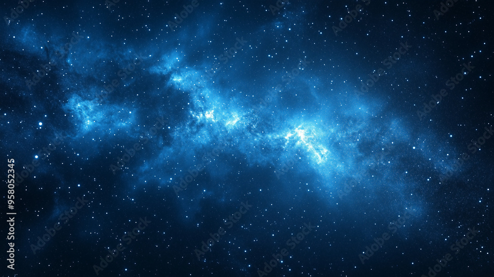 Naklejka premium nebula gas cloud in deep outer space